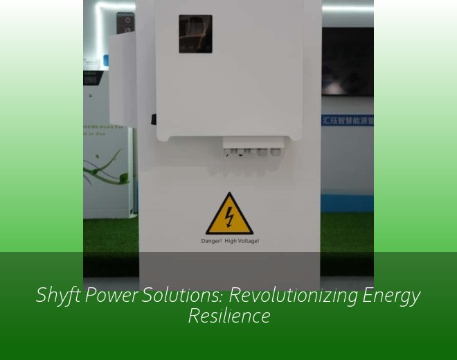 Shyft Power Solutions: Revolutionizing Energy Resilience